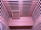 Blisspod | Milano | Full Spectrum Sauna | Canadian Hemlock Wood | Ultra Low EMF | 5 Far Infrared & 1 Red Glass Heater | Chromotherapy | Upto 2 Person