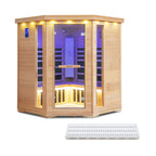 3-5 People Far Infrared Wooden Sauna Room for Home