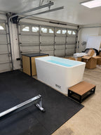 RevX Acrylic X Tub Cold Plunge + LUX High Performance Chiller and Filtration System