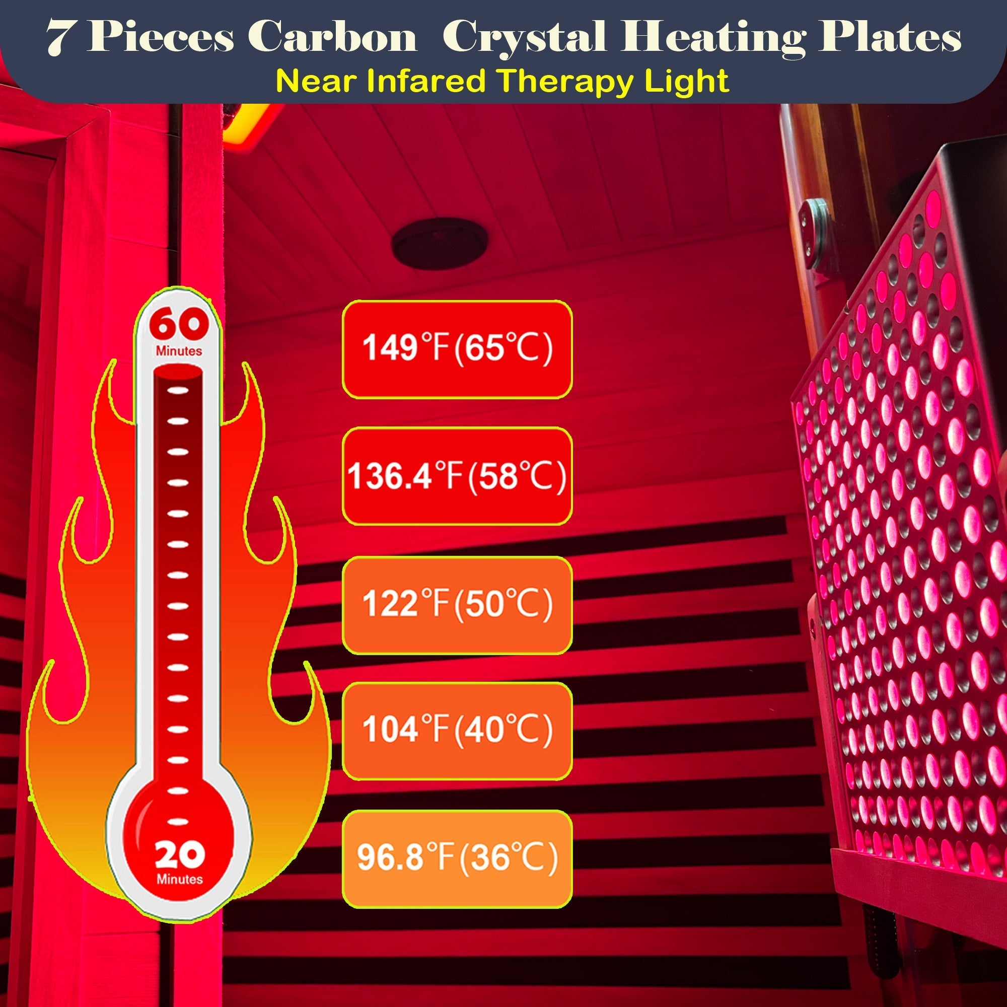 Far infrared corner sauna room Low EMF red sauna therapy two persons