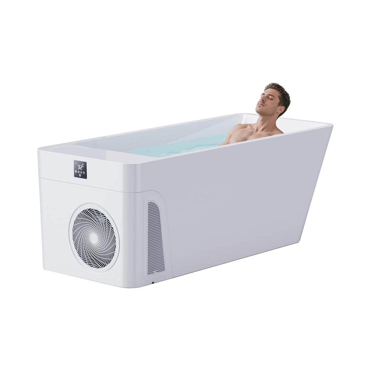 CSC Smart Freestanding Cold Plunge Tub with Built-In Water Chiller & App Control (SAK56280)