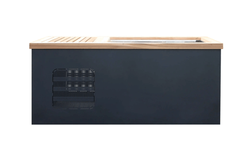 2-Person Cold Plunge Tub, 304 Stainless Steel & Red Cedar, Chiller